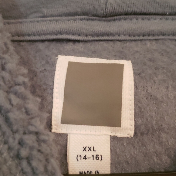 Fleece Hooded Sherpa Sweater - Gap Kids - Picture 5 of 7